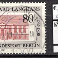 Berlin 1982 250. Geburtstag von Carl Gotthard Langhans MiNr. 684 gestempelt -1-