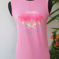 Wie neu: Tank-Top Gr. 164 "Attitude Surf" pink T-Shirt Tunika Hemd Shirt