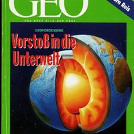 Geo - Das neue Bild der Erde - Nr. 4 April 1994 - Vorstoß in die Unterwelt