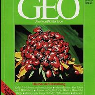 Geo - Das neue Bild der Erde - Nr. 6 Juni 1983 - Räuber auf Bestellung
