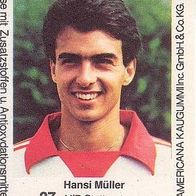 Americana Fußball Bundesliga Stars 1980 Hansi Müller VfB Stuttgart Nr 27