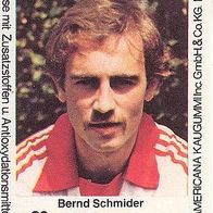 Americana Fußball Bundesliga Stars 1980 Bernd Schneider VfB Stuttgart Nr 29
