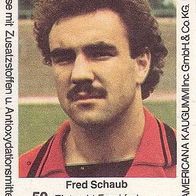 Americana Fußball Bundesliga Stars 1980 Fred Schaub Eintracht Frankfurt Nr 50