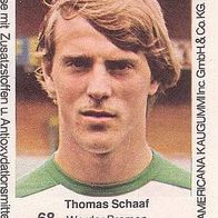 Americana Fußball Bundesliga Stars 1980 Thomas Schaaf Werder Bremen Nr 68