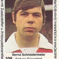 Americana Fußball Bundesliga Stars 1980 B. Schniedermeier Fortuna Düsseldorf Nr 109
