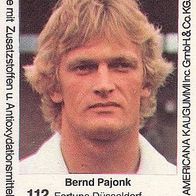 Americana Fußball Bundesliga Stars 1980 Bernd Pajonk Fortuna Düsseldorf Nr 112