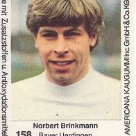 Americana Fußball Bundesliga Stars 1980 Norbert Brinkmann Bayer Uerdingen Nr 158