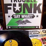 Trouble Funk - Live in London - rare UK Import Promo Lp + Bonus-Maxi - mint !!