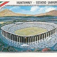 Panini Fussball WM Mexico 1986 Monterrey Estadio Universitario Nr 27