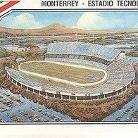 Panini Fussball WM Mexico 1986 Monterrey Estadio Technologico Nr 29