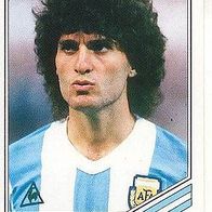 Panini Fussball WM Mexico 1986 Oscar Alfredo Ruggeri Argentina Nr 77