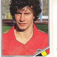 Panini Fussball WM Mexico 1986 Michel Renquin Belgien Nr 134