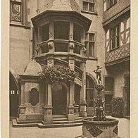 alte AK Frankfurt Main vor 1945, Wendeltreppe im Römerhof