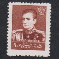 Iran / Persien Freimarke " Mohammed Riza Pahlavi " Michelnr. 1031 *