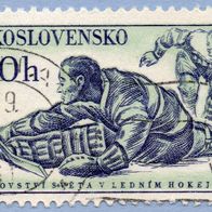 Tschecholowakei 1959 Eishockey- Mi.-Nr. 1118 gest. (3261)