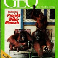 Geo - Das neue Bild der Erde - Nr. 5 Mai 1994 - Projekt Waldmensch