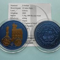 San Marino 2005 Niob Münze Regierungspalast mit Zertifikat * *