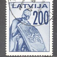 Lettland, 1992, Mi. 334, Monumente, 1 Briefm., gest.