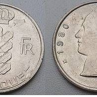 Belgien 1 Franc 1980 ## Kof5