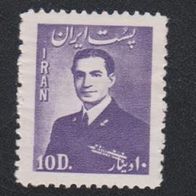 Iran / Persien Freimarke " Mohammed Riza Pahlavi " Michelnr. 847 *