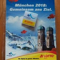 Pin LOTTO München 2018 Lotto Bayern nationaler Förderer von München 2018 NEU + OVP !