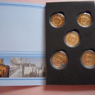 Deutschland BRD 2009 2 Euro Sondermünzen A - J * 10 Jahre WWU mit 24 Karat vergoldet