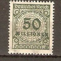 Dt. Reich Nr. 321 A P a postfrisch (969)