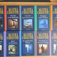 Agatha Christie-Konvolut-Sammleredition Band 1-10, neuwertig.