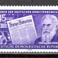 DDR 1955 Mi. 474 * * Arbeiterbewegung Postfrisch (9533)