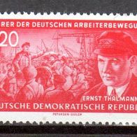 DDR 1955 Mi. 475 * * Arbeiterbewegung Postfrisch (9535)