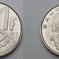 Belgien 1 Franc 1991 ## Li3