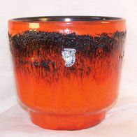 Fohr Fat Lava Keramik Übertopf - 60er Jahre * *
