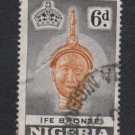 Nigeria Sondermarke " Bronzestatue Ife König " Michelnr. 78 o