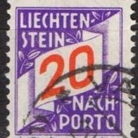 Liechtenstein Porto gestempelt Michel Nr. 16