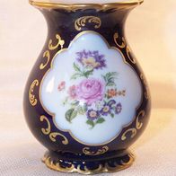 Kleine Wallendorf Kobalt-Porzellan Vase