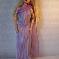 Barbie Puppe - Mattel 1991/98 - langes Lilaabendkleid