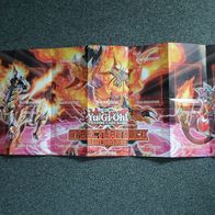 Yu Gi Oh! Spielfeld, mit Pendel-Zonen, "Soulburner" mit Erläuterungen (T#)