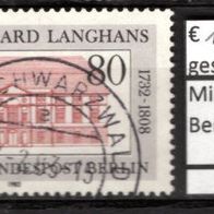 Berlin 1982 250. Geburtstag von Carl Gotthard Langhans MiNr. 684 gestempelt -4-