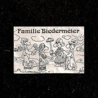 Ü - Ei Beipackzettel Familie Biedermeier