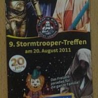 STAR WARS STORM Trooper 501 Legion BAYERN Park Treffen Werbe FOLDER Yoda+ C3PO -rar!