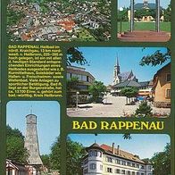 alte AK Bad Rappenau, Kraichgau, Burgenstraße, 5 Ansichten des Ortes