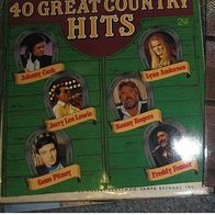 40 Great Country Hits Johnny Cash Lynn Anderson DLP
