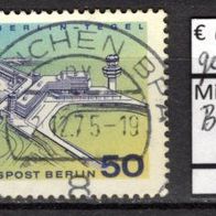 Berlin 1974 Inbetriebnahme des neuen Flughafens Berlin-Tegel MiNr. 477 gestempelt -1-