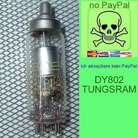 DY802, Tungsram, Tube, Röhre für Röhrenradio, no PayPal