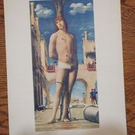 alter Farbdruck 1 Antonello da Messina "Der heilige Sebastian" ca. 30 x 40 cm