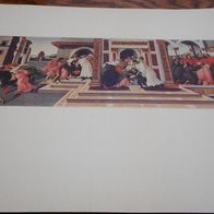 Farbdruck 4 Filipepi gen. Botticelli "Szenen aus dem Leben des heiligen Zenobius