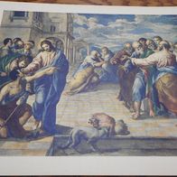 Farbdruck 28 Domenico Theotocopuli genannt El Greco "Christus heilt den Blinden
