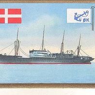 Saba Fracht u Pass. Motorschiff Erria Kopenhagen Bild Nr 179