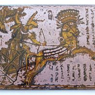 Keramik Wandplatte - " Römischer Streitwagen ", 70er Jahre