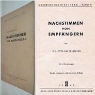 Nachstimmen von Empfängern. Band 95 der Reihe: Otto Kappelmayer, 1947